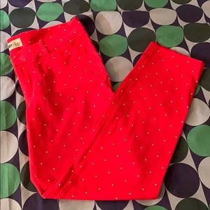 Old Navy Polka dotted pixie pants!